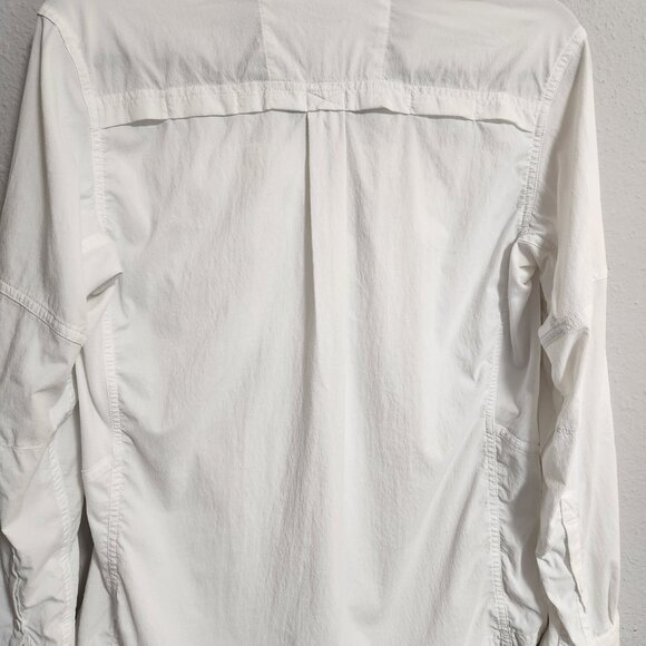 REI Co-Op Sahara White Button Up Shirt Medium - Picture 7 of 13